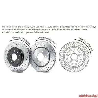Baer Sport Big Claw HD Performance Rotors Front for Ram 2500/3500 2019-2025, Zinc Plated - 2141023-2