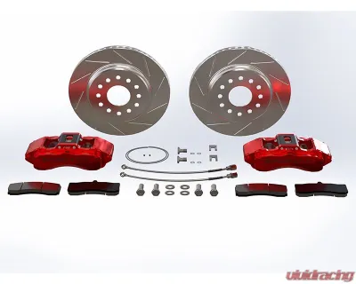 Baer Sport 6T Series 13.5" Front Brake Kit Fire Red Caliper for Toyota Tacoma 2024-2025 - 4011001FR-2