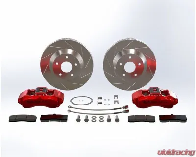 Baer Sport 6T Series 13.5" Front Brake Kit Fire Red Caliper for Toyota Tacoma 2024-2025 - 4011001FR-2