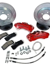 Baer Sport 6T Series 13.5" Front Brake Kit Fire Red Caliper for Toyota Tacoma 2024-2025                                     - 4011001FR-2 - Image 9