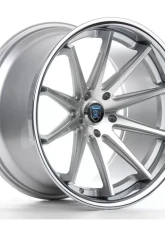 Rohana RC10 Wheel 20x10 5x112 33mm Machine Silver/Chrome Lip                                     - RC1020105112MS33 - Image 3