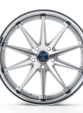 Rohana RC10 Wheel 20x10 5x112 33mm Machine Silver/Chrome Lip                                     - RC1020105112MS33 - Image 2