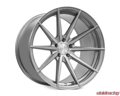 Rohana RFX1 Wheel 20x10 5x112 45mm Brushed Titanium - RFX120105112BT45