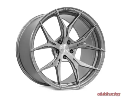 Rohana RFX5 Wheel 20x12 5x114 22mm Brushed Titanium - RFX520125114BT22D