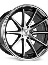 Rohana RFC10 Wheel 19x8.5 5x112 35mm Machine Black/Chrome Lip                                     - RFC1019855112MA35 - Image 6