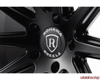 Rohana RFC10 Wheel 19x8.5 5x112 42mm Matte Black/Gloss Black Lip - RFC1019855112MB42