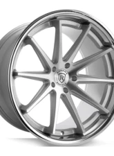 Rohana RFC10 Wheel 19x8.5 5x112 25mm Machine Silver/Chrome Lip                                     - RFC1019855112MS25 - Image 9