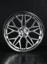 Rohana RFC3 Wheel 20x10 5x112 33mm Silver Machined w/ Chrome Lip Flow Formed Deep Concave                                     - RFC320105112MS33 - Image 4