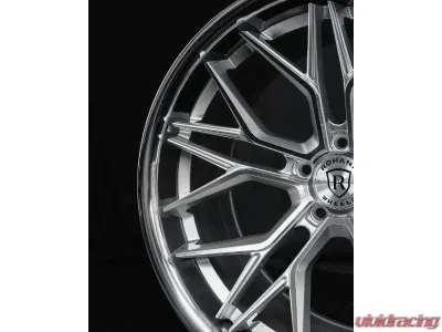 Rohana RFC3 Wheel 20x10 5x112 33mm Silver Machined w/ Chrome Lip Flow Formed Deep Concave - RFC320105112MS33