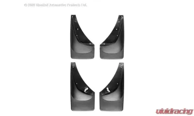 WeatherTech MudFlap No-Drill DigitalFit MudFlap Kit Black - 110006-120006