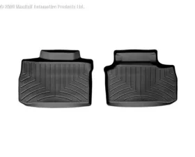 WeatherTech FloorLiner DigitalFit Black Rear 2 pc.