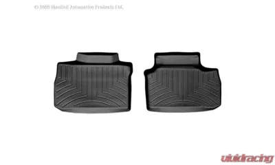 WeatherTech FloorLiner DigitalFit Black Rear 2 pc. - 440692