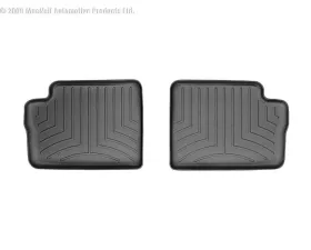 WeatherTech FloorLiner DigitalFit Black Rear 2 pc.