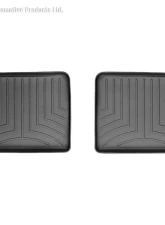 WeatherTech FloorLiner DigitalFit Black Rear 2 pc.                                     - 441092 - Image 2