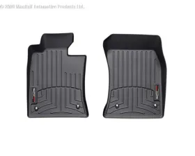 WeatherTech FloorLiner DigitalFit Black Front Fits Vehicles w/o Footrest Installed On The Passenger Side