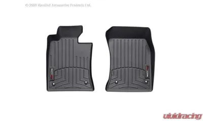 WeatherTech FloorLiner DigitalFit Black Front Fits Vehicles w/o Footrest Installed On The Passenger Side - 441361