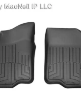 WeatherTech FloorLiner DigitalFit Black Front Fits Vehicles w/1 Retention Device On Drivers Side                                     - 441441 - Image 2