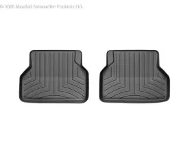 WeatherTech FloorLiner DigitalFit Black Rear 2 Piece Liner
