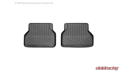WeatherTech FloorLiner DigitalFit Black Rear 2 Piece Liner - 441642