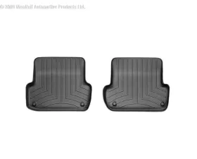 WeatherTech FloorLiner DigitalFit Black Rear 2 pc.