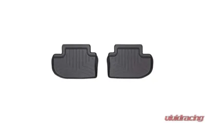 WeatherTech FloorLiner DigitalFit Black Rear 2 pc. - 443723