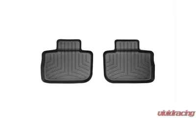 WeatherTech FloorLiner DigitalFit Black Rear 2 pc. - 443792