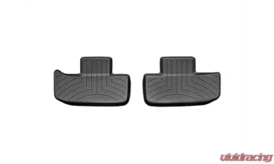 WeatherTech FloorLiner DigitalFit Black Rear 2 pc. - 443862