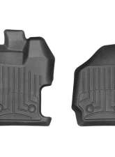 WeatherTech FloorLiner DigitalFit Black Front Fits Vehicles w/Vinyl Floors Only And 4x4 Floor Shifter Only                                     - 448631V - Image 2