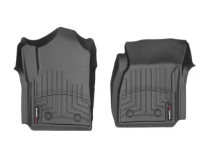 WeatherTech FloorLiner DigitalFit Front Fits Vehicles w/Vinyl Floors w/Floor Mounted Shifter Black - 449141V - Image 4