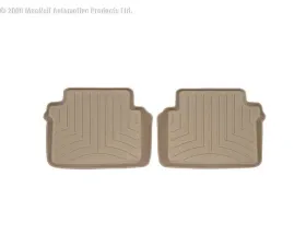 WeatherTech FloorLiner DigitalFit Tan Rear 2 pc. Behind Rear Row Seating