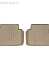 WeatherTech FloorLiner DigitalFit Tan Rear 2 pc. Behind Rear Row Seating                                     - 451062 - Image 2