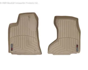 WeatherTech FloorLiner DigitalFit Tan Front