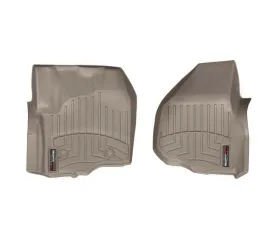 WeatherTech FloorLiner DigitalFit Tan Front Fits Vehicles w/Footrest In Left Corner Does Not Fit Vehicles w/Manual 4x4 Shifter