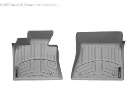 WeatherTech FloorLiner DigitalFit Gray Front Over-The-Hump Fits Raised Left Corner Does Not Fit Vehicles w/Floor Mounted Manual 4x4 Shifter And Flow Through Console