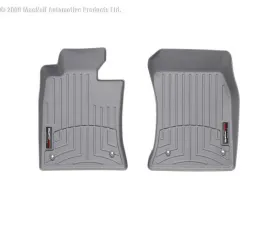 WeatherTech FloorLiner DigitalFit Gray Front Fits Vehicles w/o Footrest Installed On The Passenger Side