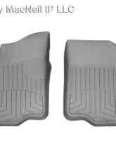 WeatherTech FloorLiner DigitalFit Gray Front Fits Vehicles w/1 Retention Device On Drivers Side                                     - 461441 - Image 2