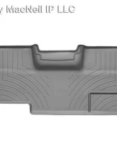 WeatherTech FloorLiner DigitalFit Gray Rear Does Not Fit Bucket Seat w/Flow Through Console                                     - 461792 - Image 2