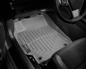 WeatherTech FloorLiner DigitalFit Gray Front Fits Vehicles w/Raised Forward Left Corner Fits Vehicles w/Floor-Mounted Shifters