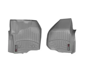 WeatherTech FloorLiner DigitalFit Gray Front Fits Vehicles w/Footrest In Left Corner Does Not Fit Vehicles w/Manual 4x4 Shifter