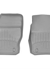 WeatherTech FloorLiner DigitalFit Gray Front Fits Vehicles w/Passenger Side Retention Device                                     - 466461 - Image 2