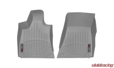 WeatherTech FloorLiner DigitalFit Gray Front Style 1 Grommet - 468831