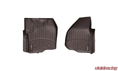 WeatherTech FloorLiner DigitalFit Front Fits Vehicles w/Footrest In Left Corner Does Not Fit Vehicles w/Manual 4x4 Shifter Cocoa - 474331