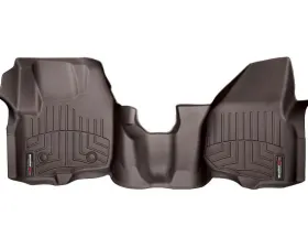 WeatherTech FloorLiner DigitalFit Cocoa Front Over-The-Hump Fits Raised Left Corner Does Not Fit Vehicles w/Floor Mounted Manual 4x4 Shifter and Flow Through Console