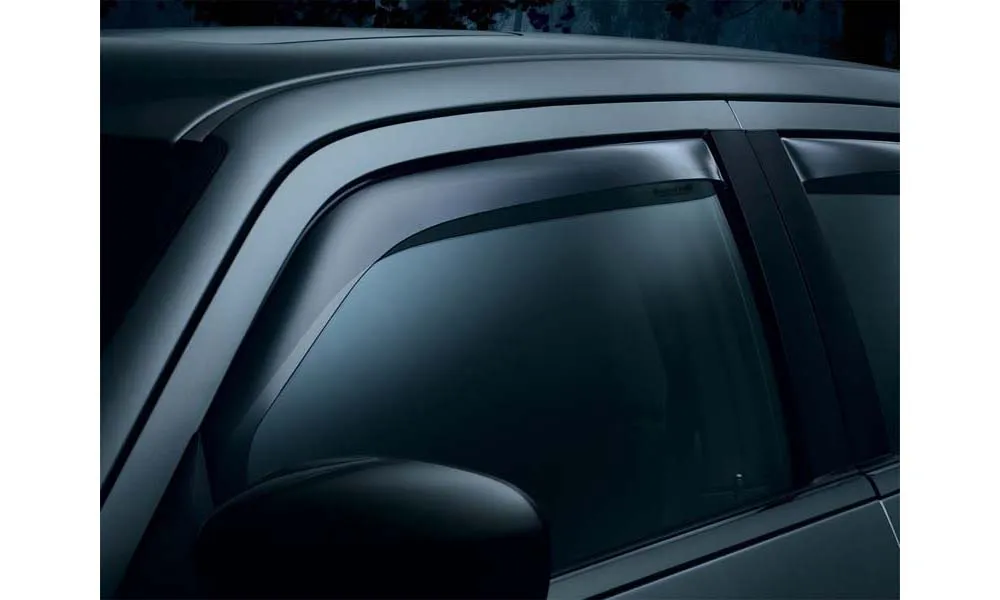 WeatherTech Side Window Deflector Front Dark Tint Hyundai Accent GL 2000-2004 | Hyundai Accent GLS 2005 - 80258