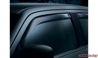 WeatherTech Side Window Deflector Front Dark Tint Ford Transit Connect 2014-2022 - 80751
