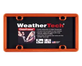WeatherTech ClearFrame Orange