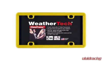 WeatherTech ClearFrame Yellow - 8ALPCF14