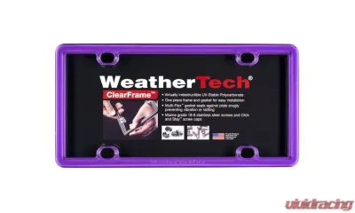 WeatherTech ClearFrame Purple - 8ALPCF5