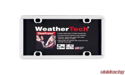 WeatherTech ClearFrame White - 8ALPCF8