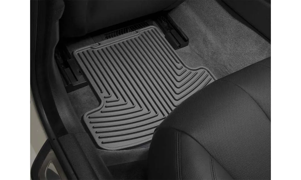 WeatherTech All Weather Floor Mats Black Rear - W166